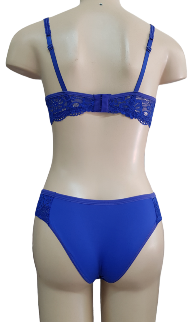1210 CONJUNTO COM RENDA TULE E GUIPPIR - Imagem 2